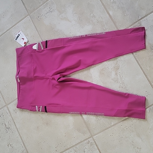TKO- Pink Yoga Leggings Heather Pink Extra Large - Picture 10 of 14